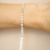 Sequin Disc Chain - Sterling Silver