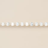Sequin Disc Chain - Sterling Silver