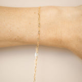 Flat Paperclip Chain - Small - GF