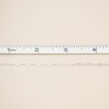Flat Paperclip - Small - Sterling Silver