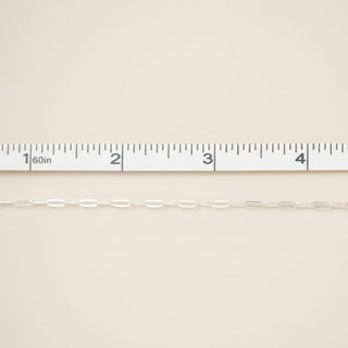 Flat Paperclip - Small - Sterling Silver