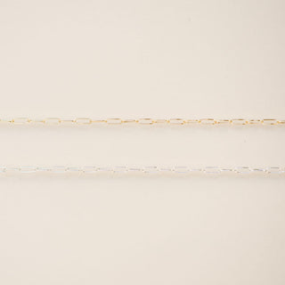 Rounded Paperclip Chain - Small - GF