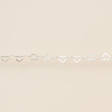 silver hearts for permanent jewelry
