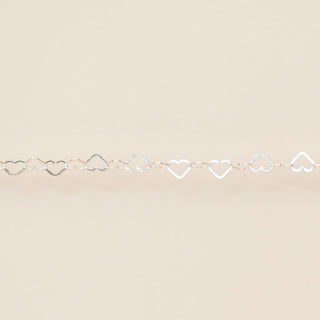 silver hearts for permanent jewelry