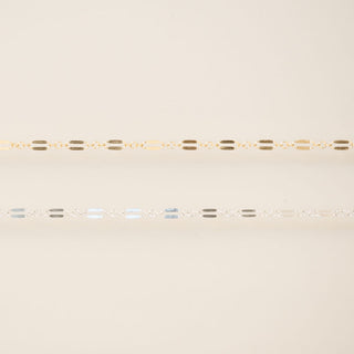 Triple Linked Dapped - Medium - Sterling Silver