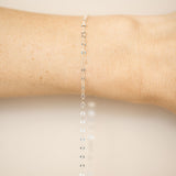 Dapped Rolo- Sterling Silver