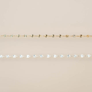 Sunburst Paperclip (Single Link Paperclip) - Sterling Silver
