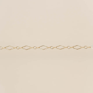 Diamond Triple Link - Gold Filled