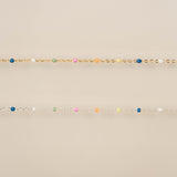 Cable Enamel in Dream - Sterling Silver