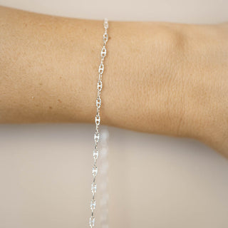 Theta Chain - SS (Hammered Links)