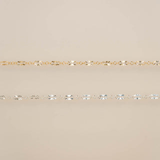 Triple Linked Paperclip Sunburst - SS