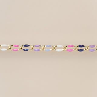 Gold Enamel in Lavender