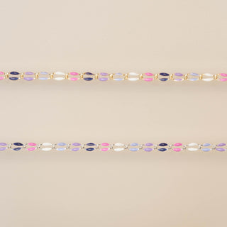 Gold Enamel in Lavender