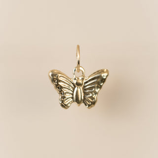 Gold Filled - Butterfly Charm - 7.5mm x 12mm