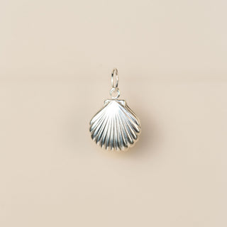 Sterling Silver - Shell Charm - 11mm