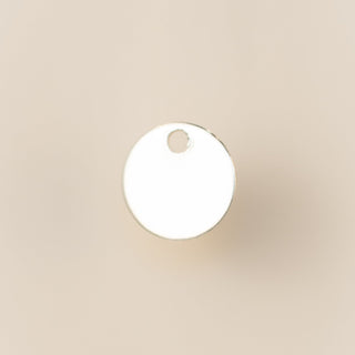 Sterling Silver - Round Flat Disc - 7mm