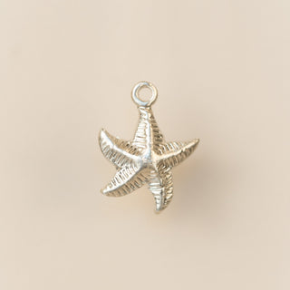 Sterling Silver - Starfish Charm - 9.5mm