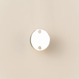 Sterling Silver - Round Connector - 8mm