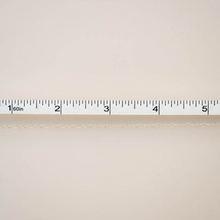 Textured Diamond Triple Link - Gold Filled