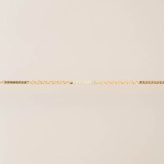Long Flattened Bar (Rolo Links)- GF