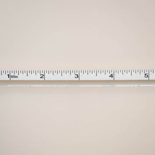 Long Flattened Bar (Rolo Links) - Sterling Silver
