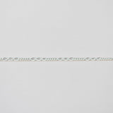 Silver chain on a light gray background