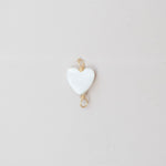 Shell heart charm 