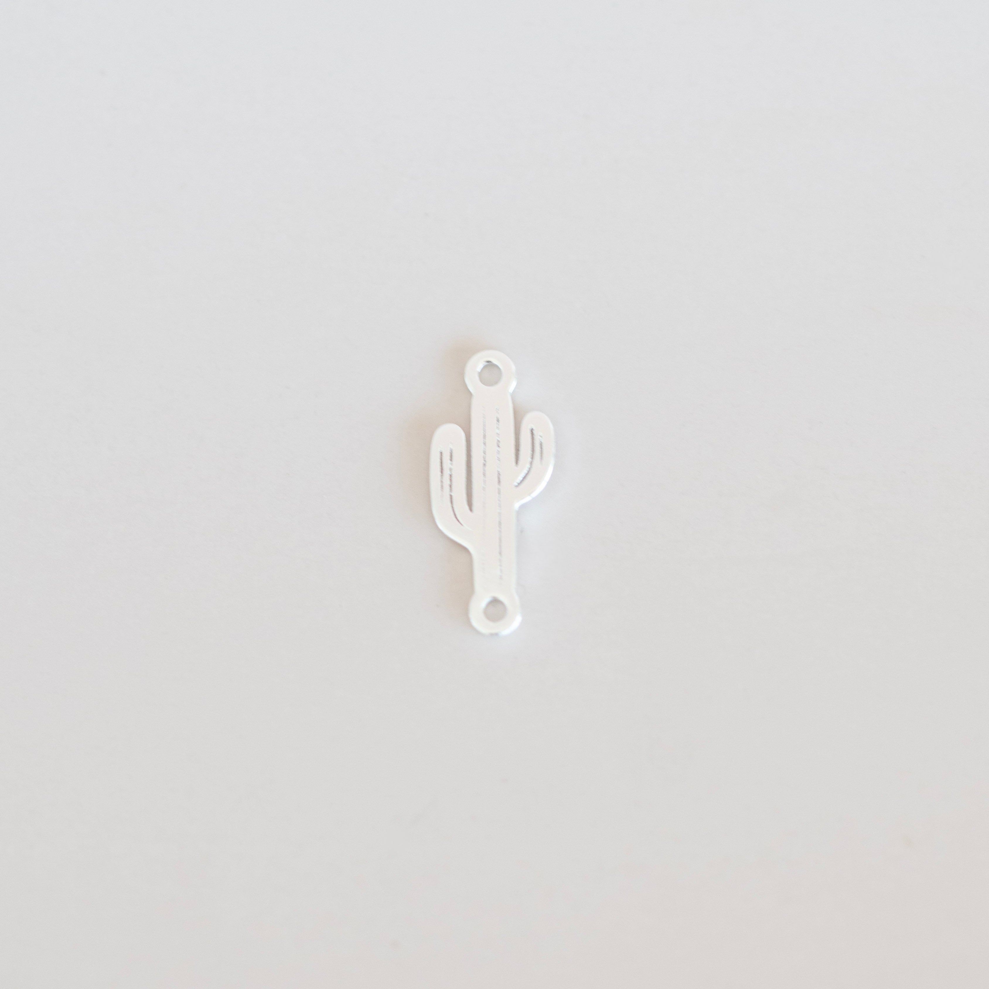 cactus connector charm