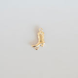 cowboy boot connector charm