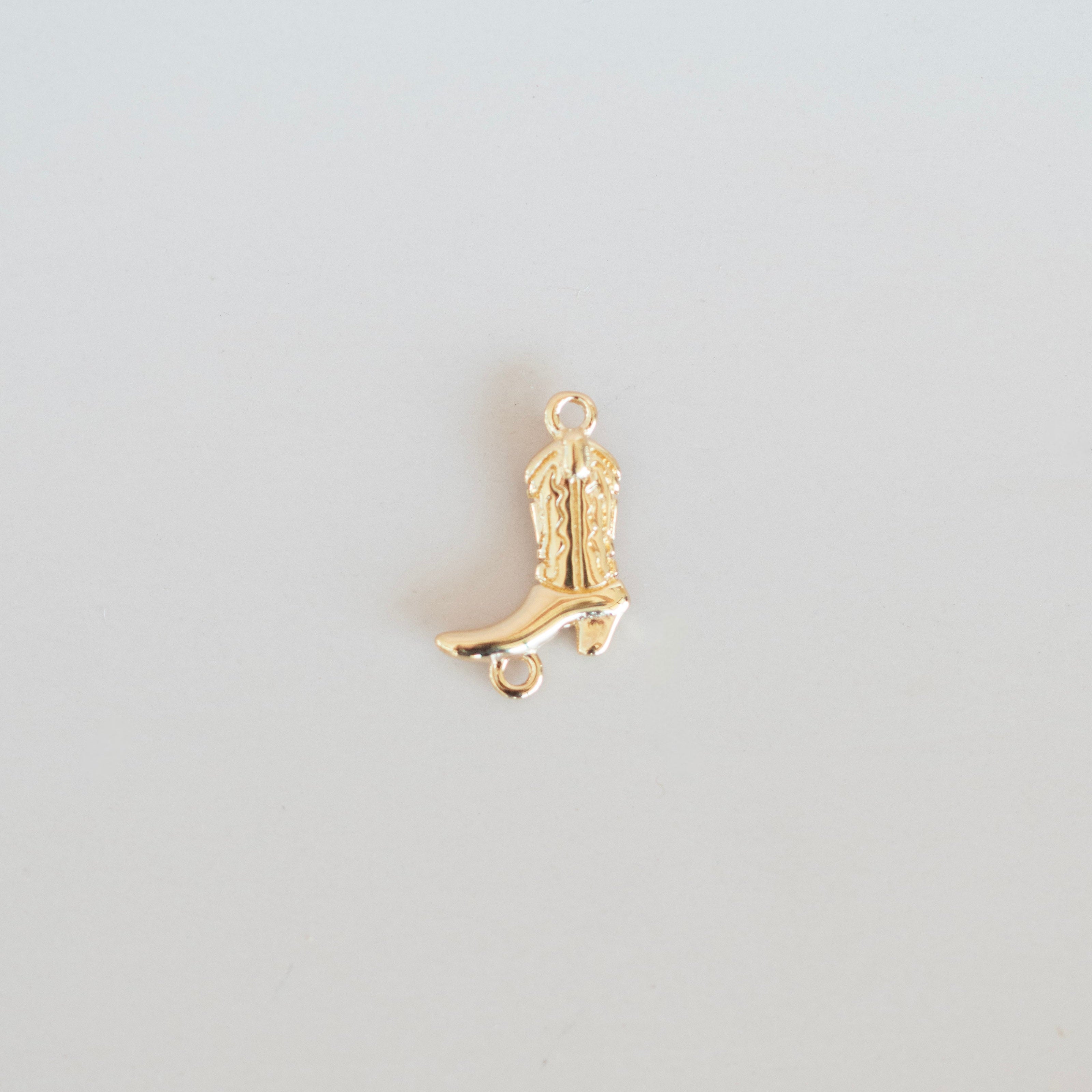 cowboy boot connector charm