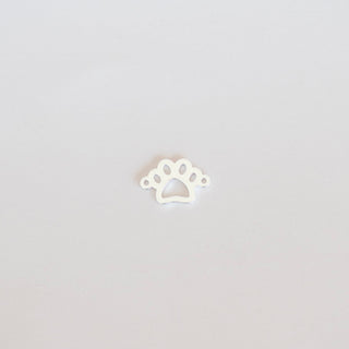 White paw print icon on a light gray background