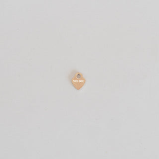 Mini heart charm gold filled for permanent jewelry