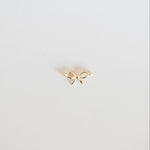 gold bow charm small