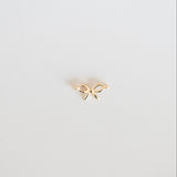 gold bow charm small