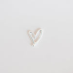 heart charm silver