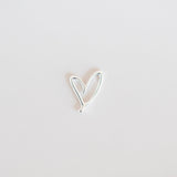 heart charm silver