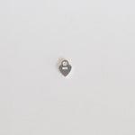 dangle heart charm sterling silver