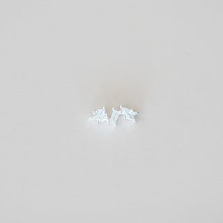 Abstract CZ Connector - Sterling Silver