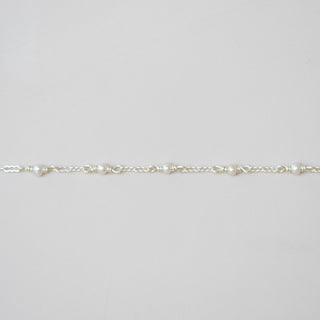 Pearl + Crinkle - Sterling Silver