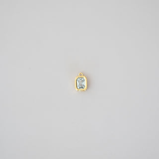 CZ Rectangle Dangle - Gold Filled