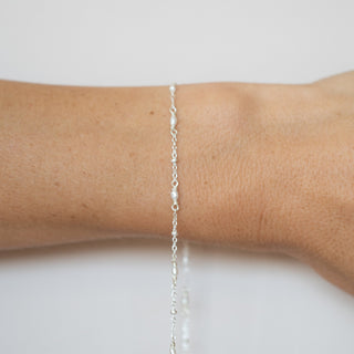 Satellite + Pearl - Sterling Silver