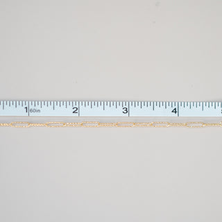 Textured Paperclip - 10mm - Gold Filled