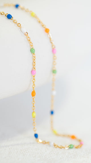 Colorful beaded necklace - E0452A1D-6E64-4C1C-81F9-D4D9A8244E8C
