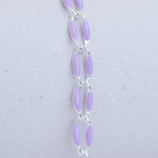 Lilac enamel chain - E4FC078F-6DA2-4AEE-A32D-45F9DA373045