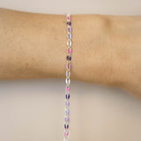 Silver Enamel in Lavender