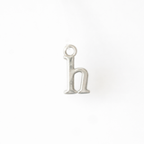 Lowercase Alphabet - Dangle Charm - Sterling Silver