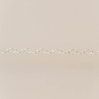 Flat Oval- Small - Sterling Silver