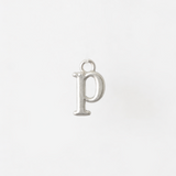 Lowercase Alphabet - Dangle Charm - Sterling Silver