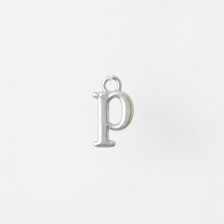 Lowercase Alphabet - Dangle Charm - Sterling Silver