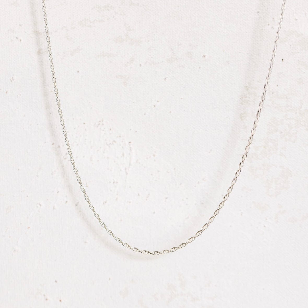 Silver chain necklace